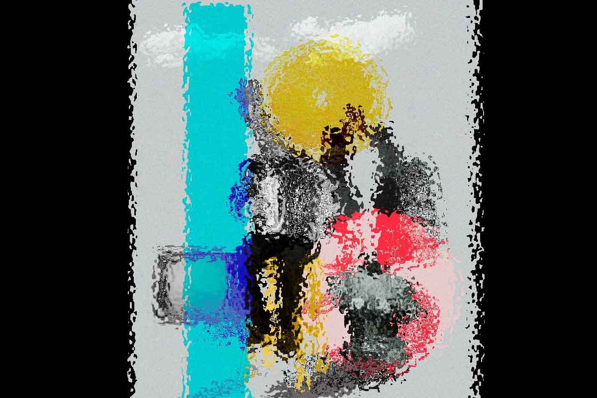 Design astratto che simboleggia l'accessibilità nelle app sanitarie.