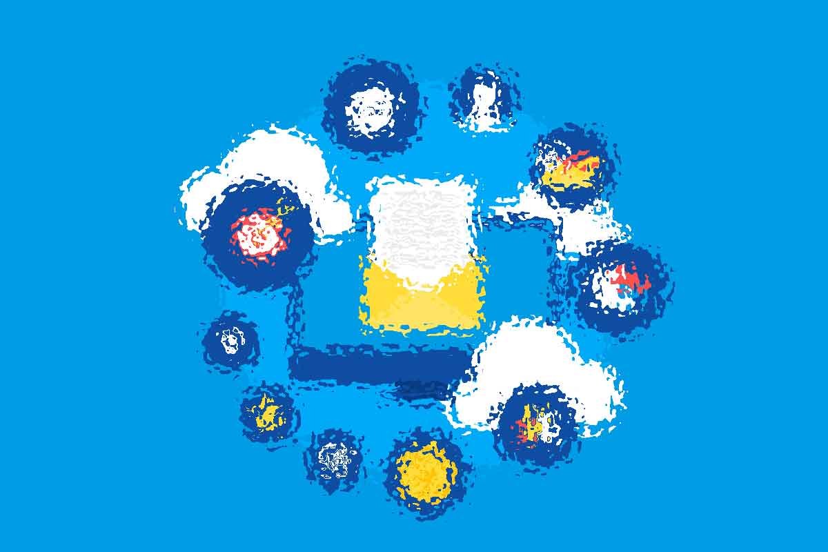 Design astratto rappresentante l'evoluzione del UX e del design prodotto