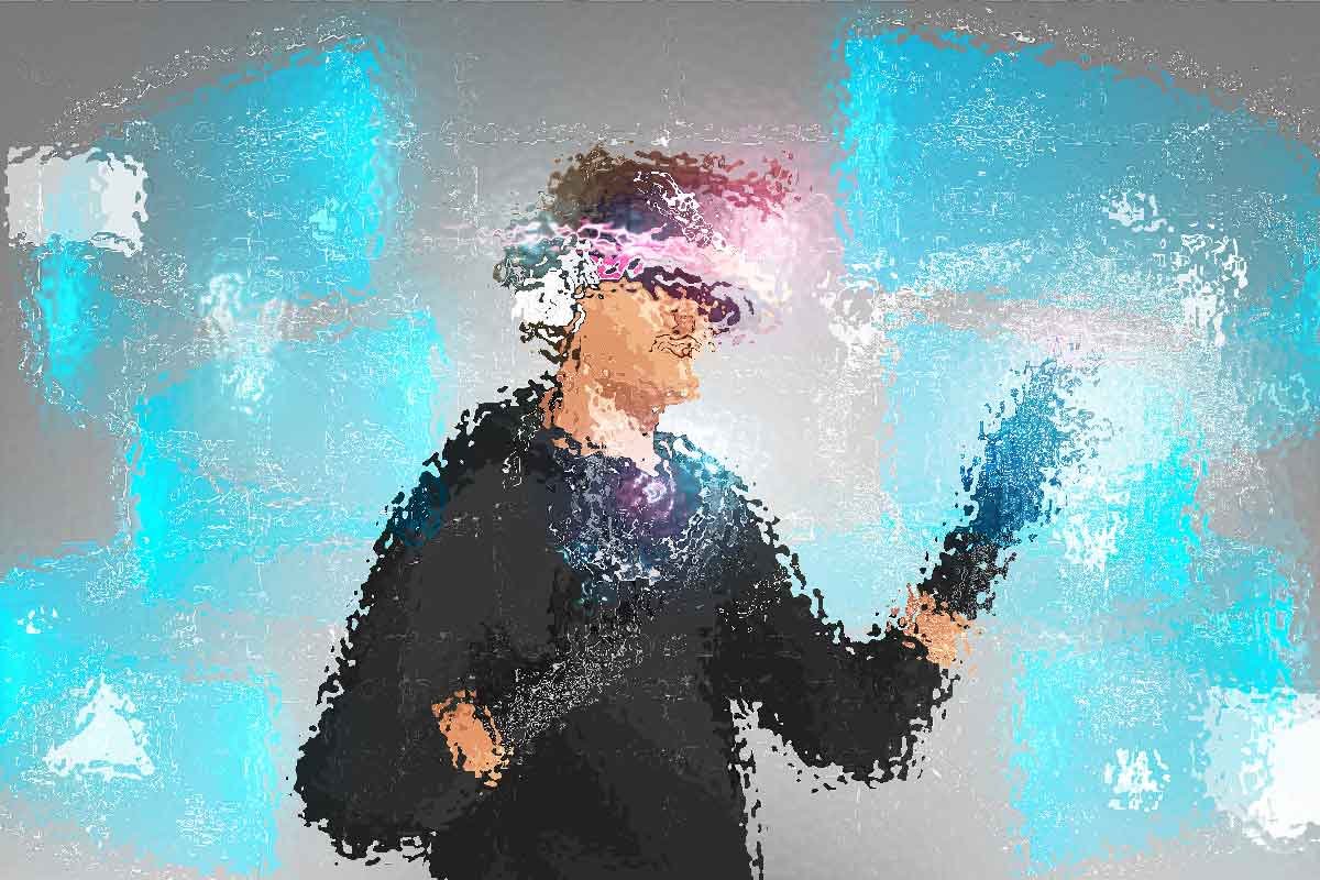 Innovativo designer che esplora la tendenza Neumorphism nell'UI design.