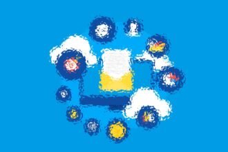 Design astratto rappresentante l'evoluzione del UX e del design prodotto