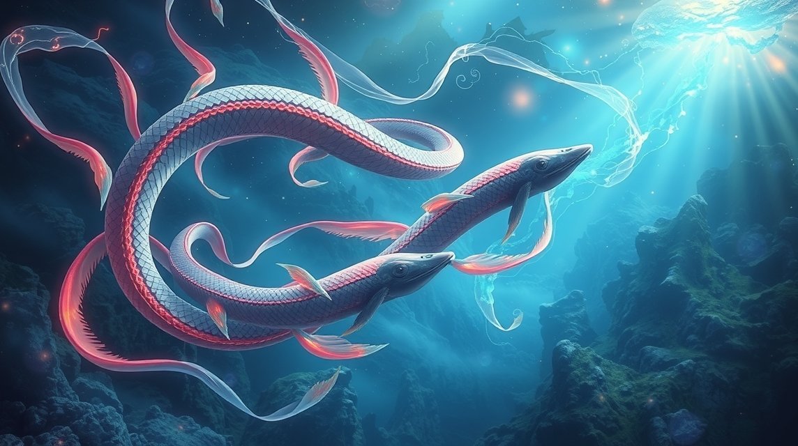 Anguille vive simbolo di sfuggevolezza e cambiamento nei sogni