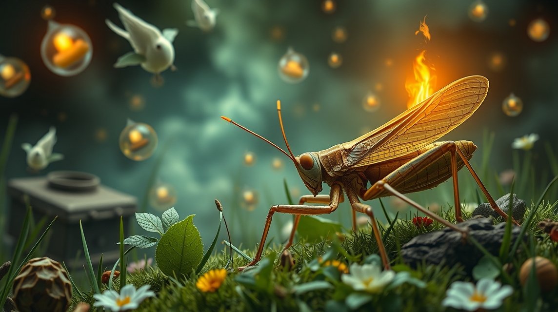 Cavalletta simbolo di fastidi e numeri fortunati nei sogni