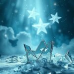 Vetro rotto simbolo di cambiamento e vulnerabilità psicologica