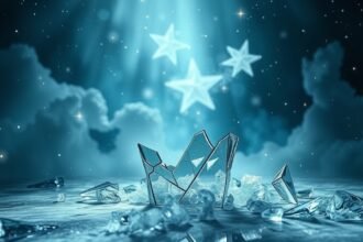 Vetro rotto simbolo di cambiamento e vulnerabilità psicologica