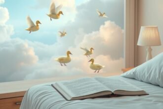 Sogni di anatre che simboleggiano tranquillità e armonia familiare