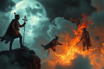 Carabinieri in guardia tra fuoco e ombre nella notte