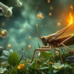 Cavalletta simbolo di fastidi e numeri fortunati nei sogni