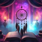 Sogni e simbolismo: un libro aperto con un oggetto sognante.