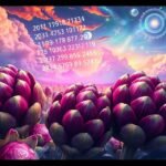 Carciofi tra nuvole e numeri per il Lotto in un paesaggio onirico