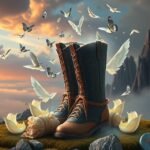 Stivali che simboleggiano cammino e protezione nel sogno