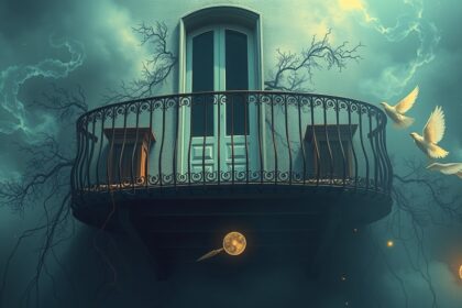 Balcone pericolante simboleggia instabilità e timori di perdita.