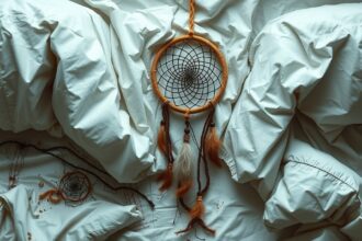 Lenzuola bianche con un sogno in vista: un catturafantasmi