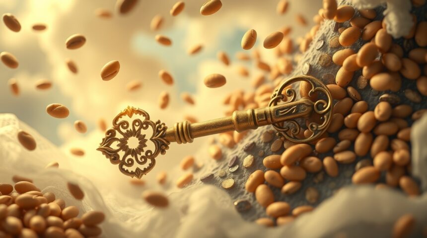 Chiave d'oro tra fave simboliche, significato onirico e tradizione