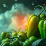 Peperoni verdi simbolo di invidia e acerbità nei sogni