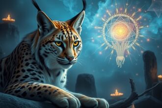 Lince con vista acuta e simbolismo mistico nel sogno