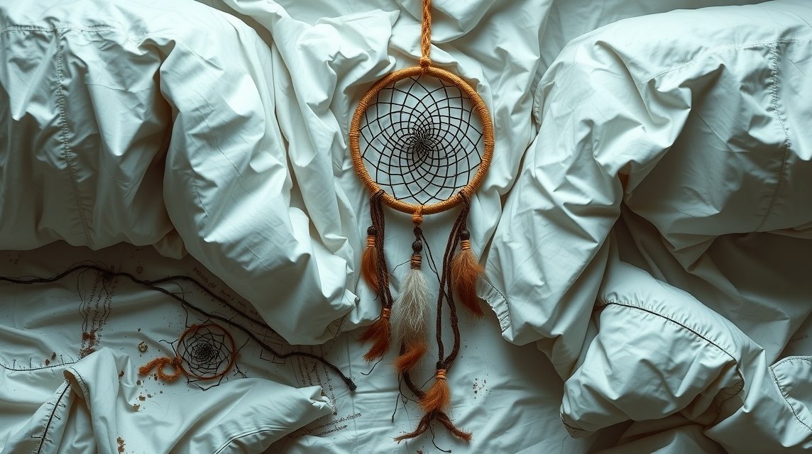 Lenzuola bianche con un sogno in vista: un catturafantasmi