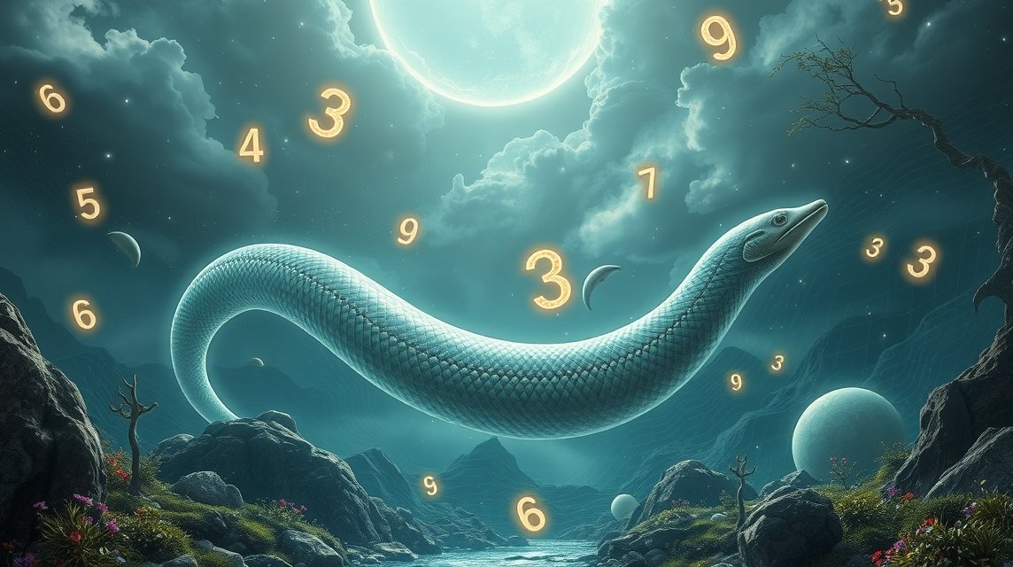 Anguilla che nuota tra numeri e mistero