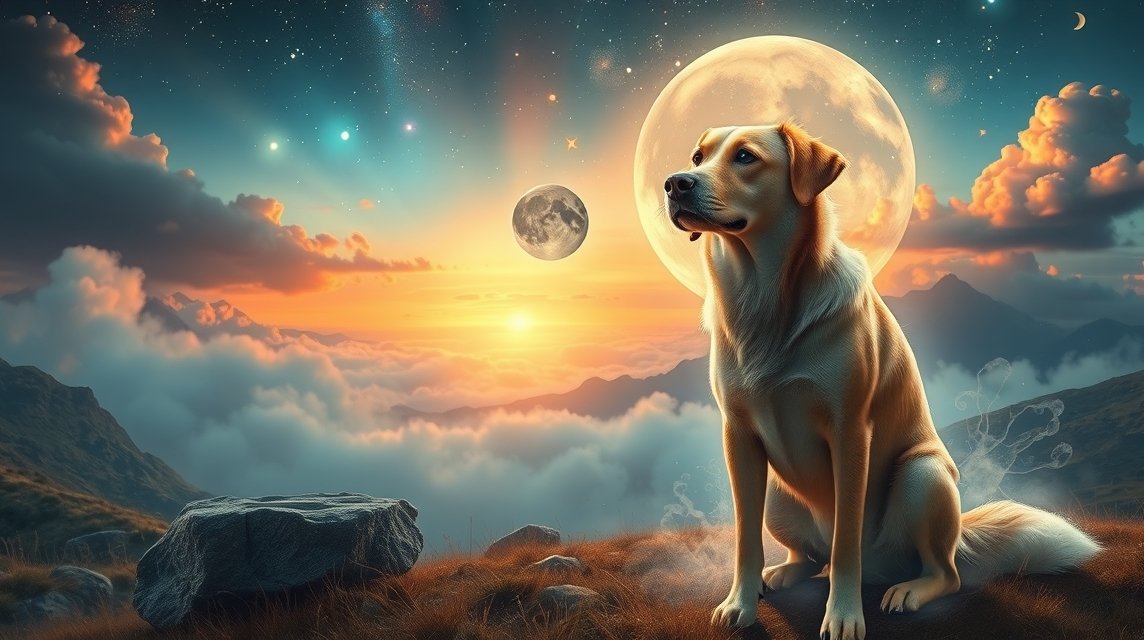 Cane simboleggiante i numeri fortunati nella Smorfia Napoletana