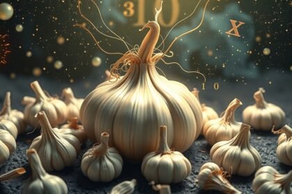 Aglio bianco e numeri della Smorfia per sogni interpretativi