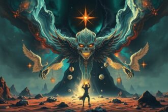 Un'immagine evocativa dell'apocalisse e dei cambiamenti simbolici.