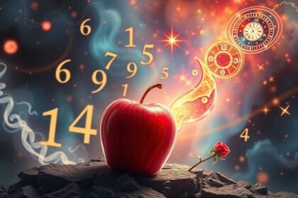 Mele rosse e numeri della Smorfia in un contesto onirico