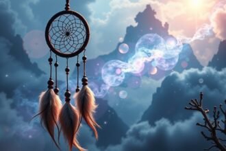 Un sogno di feti e pericoli simboleggiato da un dream catcher
