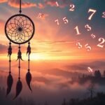 Sogni e numeri del Lotto con un dreamcatcher al tramonto.