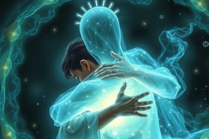 Immagine di un abbraccio che simboleggia affetto e protezione.