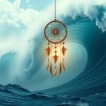 Un sogno che rappresenta un'onda enorme e un sogno catturato.