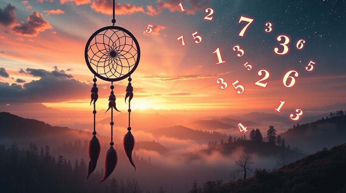 Sogni e numeri del Lotto con un dreamcatcher al tramonto.