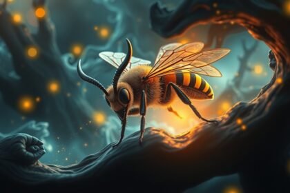 Calabrone in casa come simbolo di trasformazione e protezione