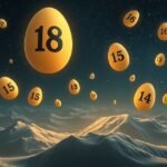 Uova con numeri che rappresentano significati onirici.