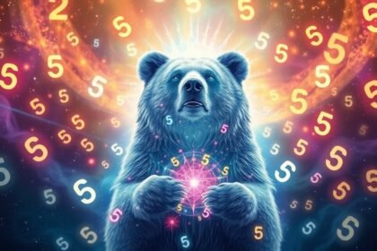 Orso mistico con numeri fortunati per il lotto