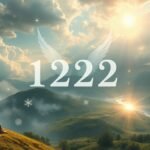 Numero angelico 1222 che simboleggia nuovi inizi e spiritualità.