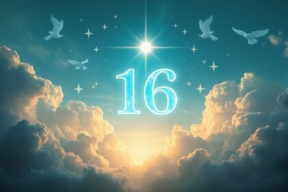 Numero angelico 16 nei sogni: simbolo di crescita interiore e equilibrio.