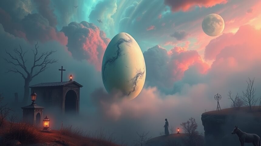 Uova simboliche nel sogno rappresentano vita e abbondanza.