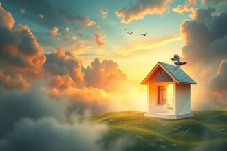 Rondine su casa simbolo di sogni e buone notizie