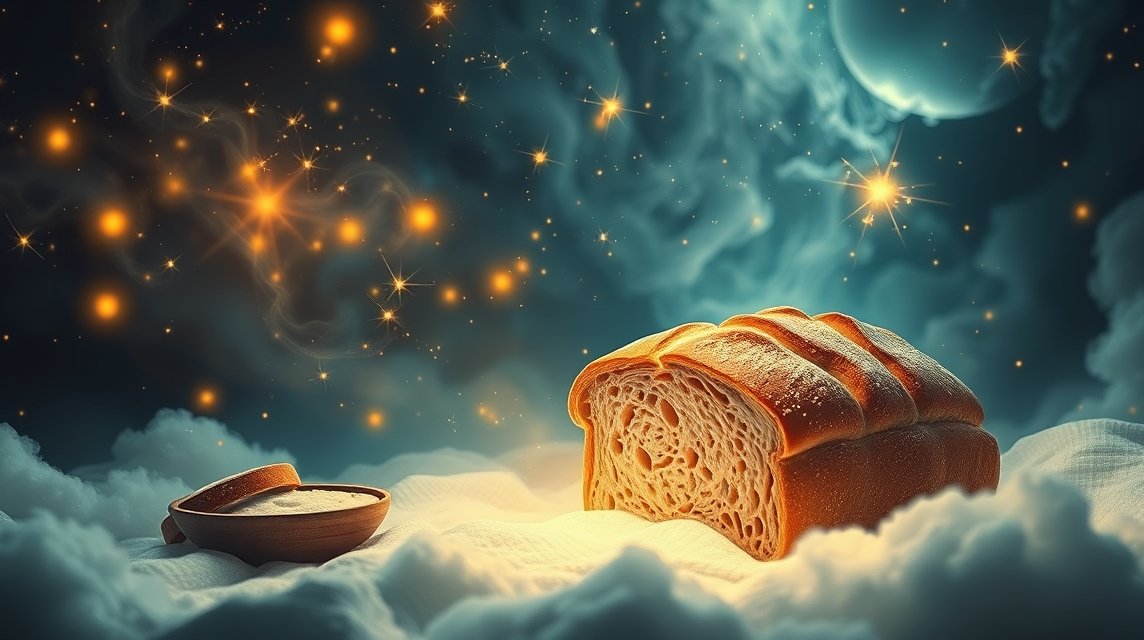 Pane fresco simbolo di nutrimento e fortuna nei sogni