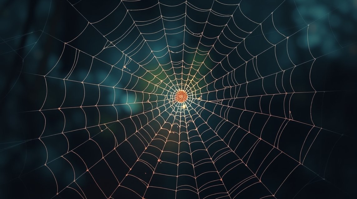 Ragnatela che rappresenta sogni e simboli onirici