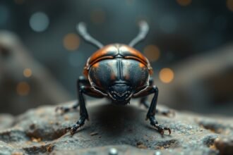 Scarafaggio simbolo di fastidi e preoccupazioni quotidiane