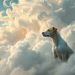 Cane nelle nuvole simbolo di affetto e fedeltà nei sogni