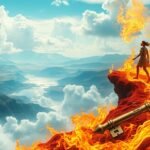 Sognare di camminare sul fuoco simboleggia il coraggio e la resilienza.