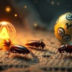 Scarafaggi piccoli e pallina del Lotto: significati e numeri