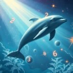 Delfino simbolo di intelligenza e numeri fortunati nei sogni.