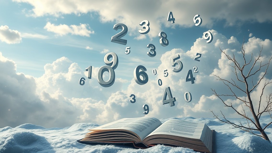 Numeri fortunati e simbolismo nei sogni sulla neve